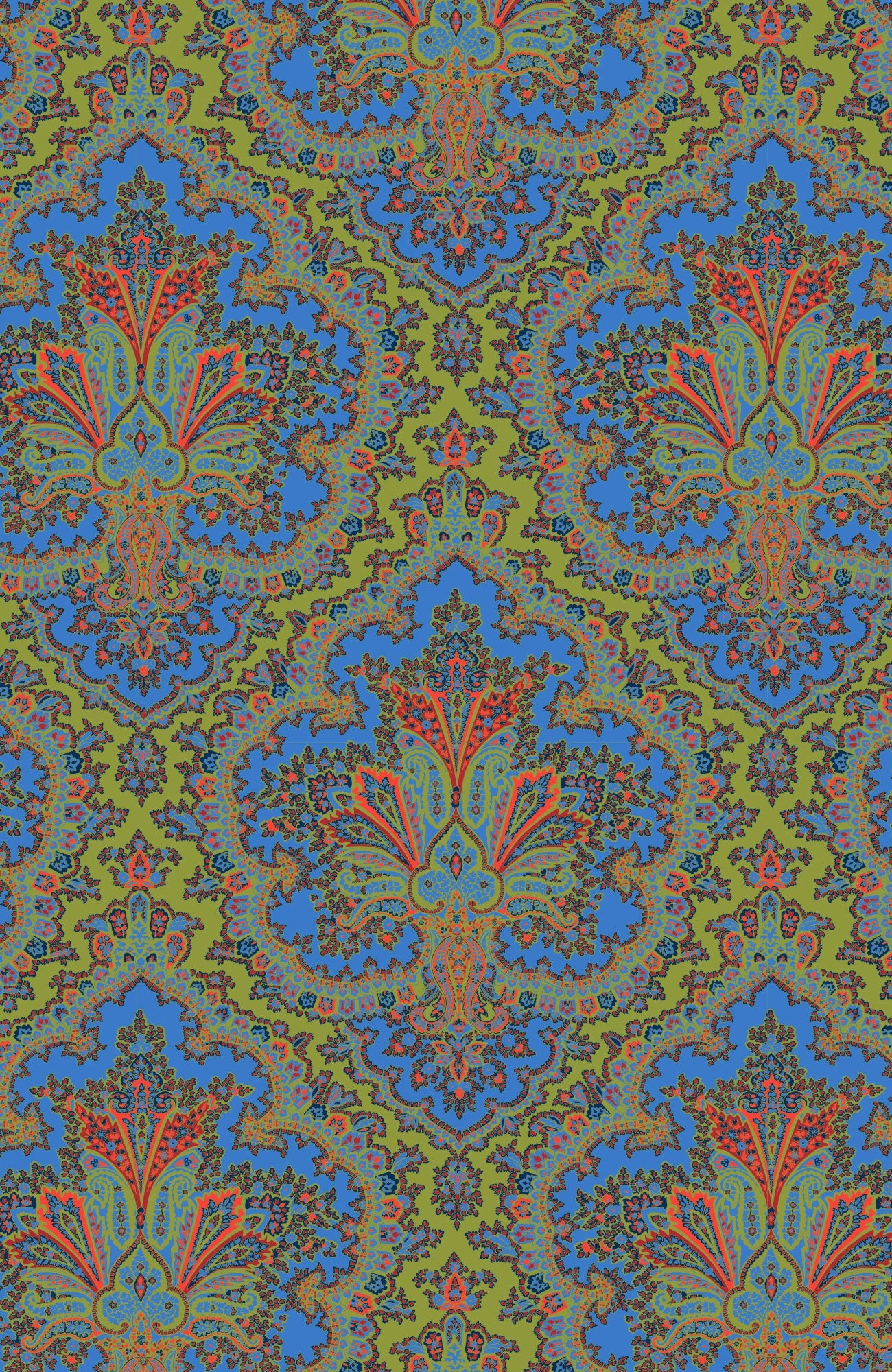Scorching Hot Top - Passion Paisley