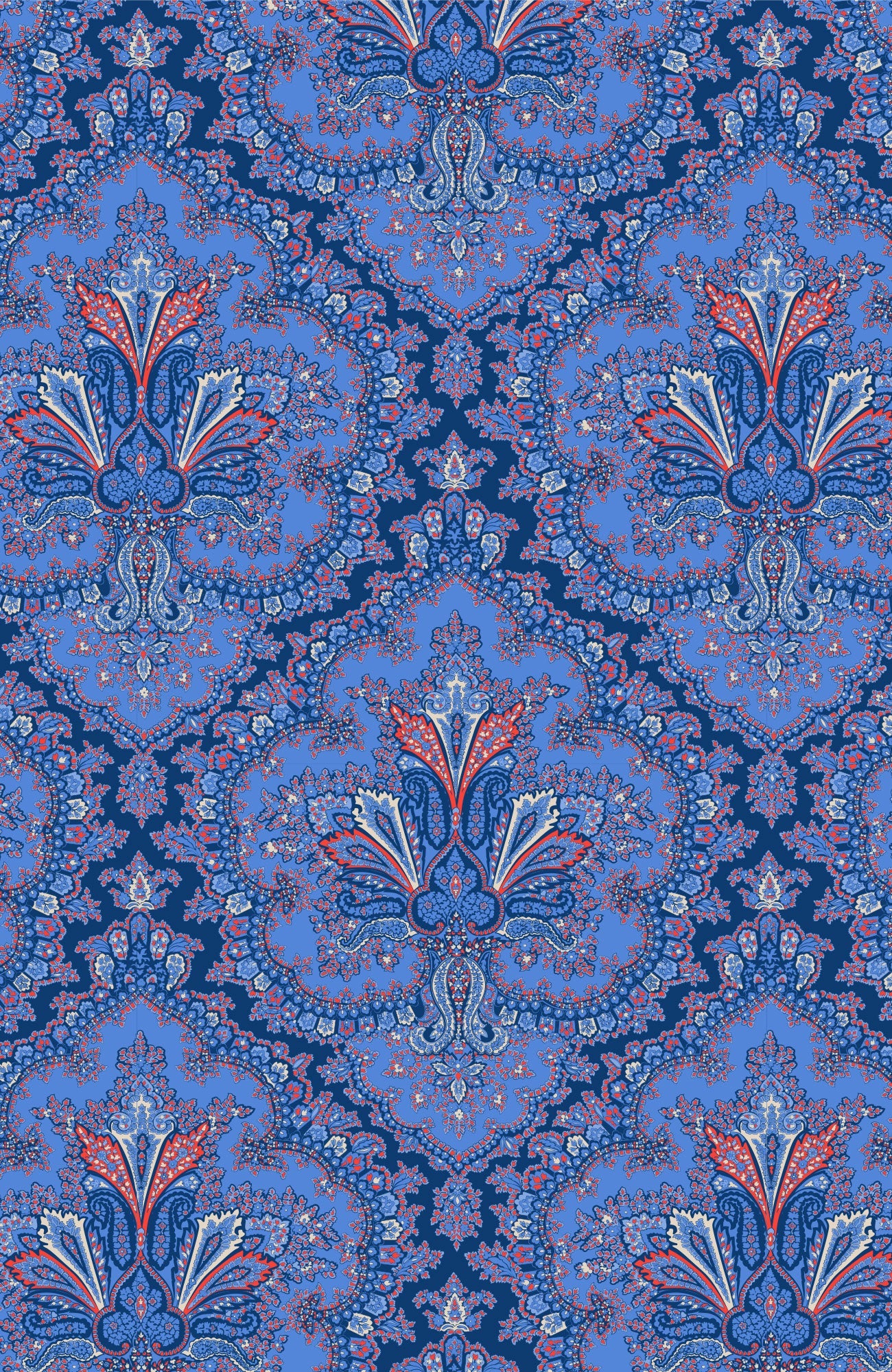Scorching Hot Top - Passion Paisley