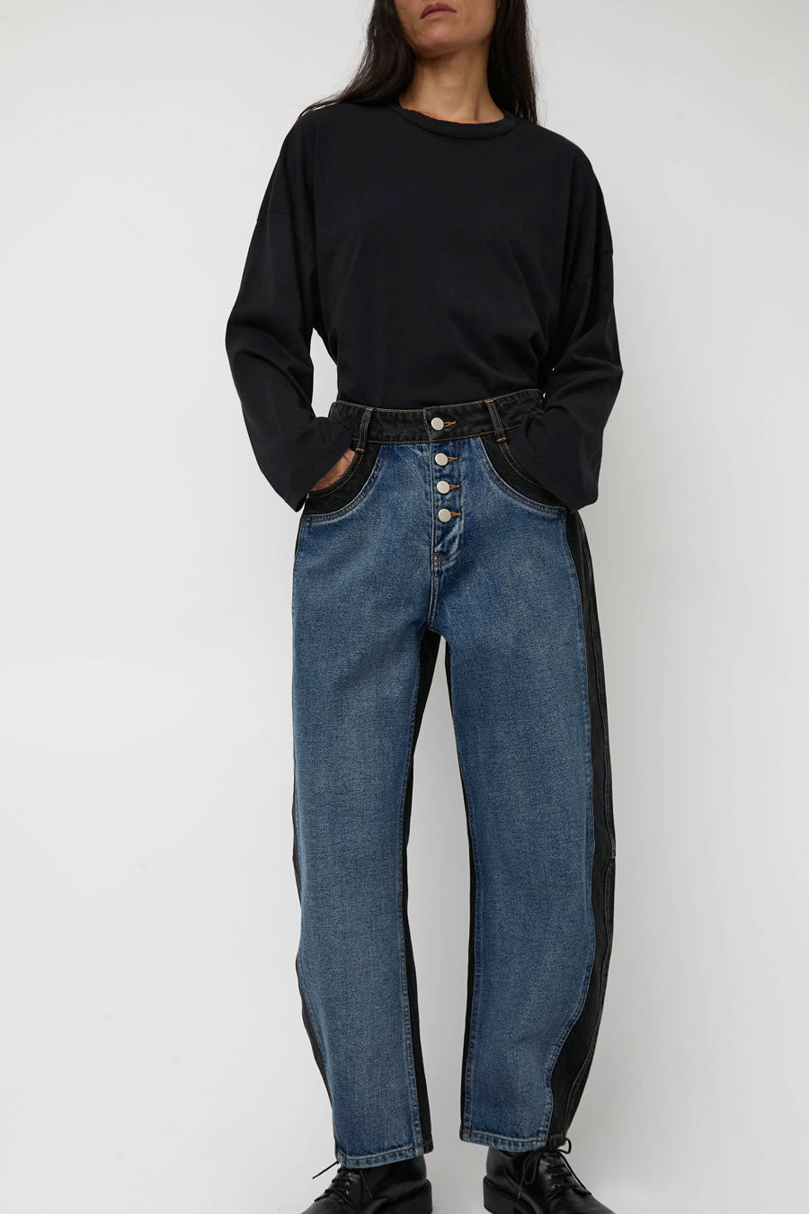 No.6 Mason Jean in Black and Blue