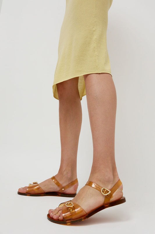 Ancient Greek Sandals Irini Jelly Sandal in Caramel