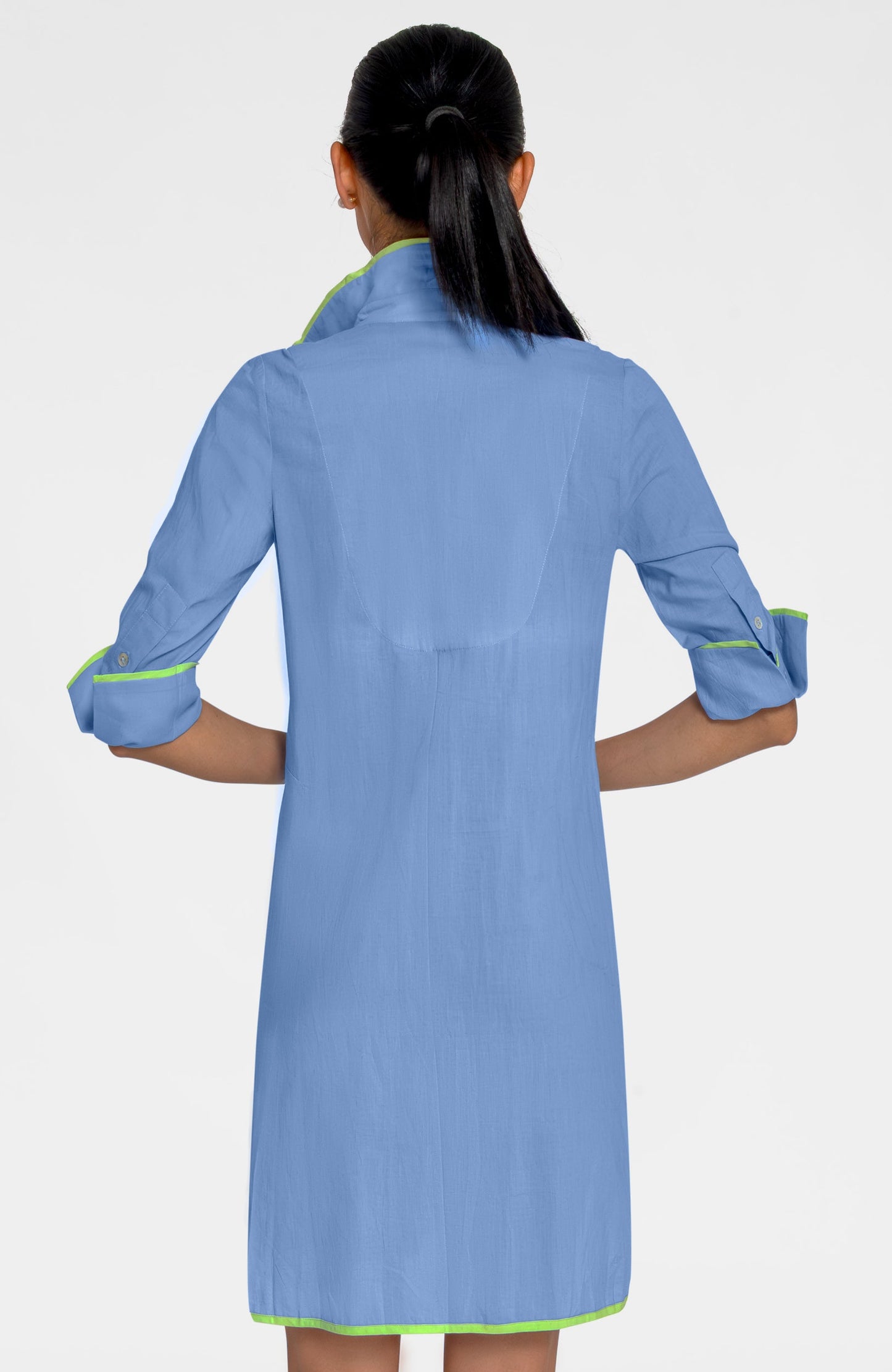 Shirt Tails Short Dress - Cotton