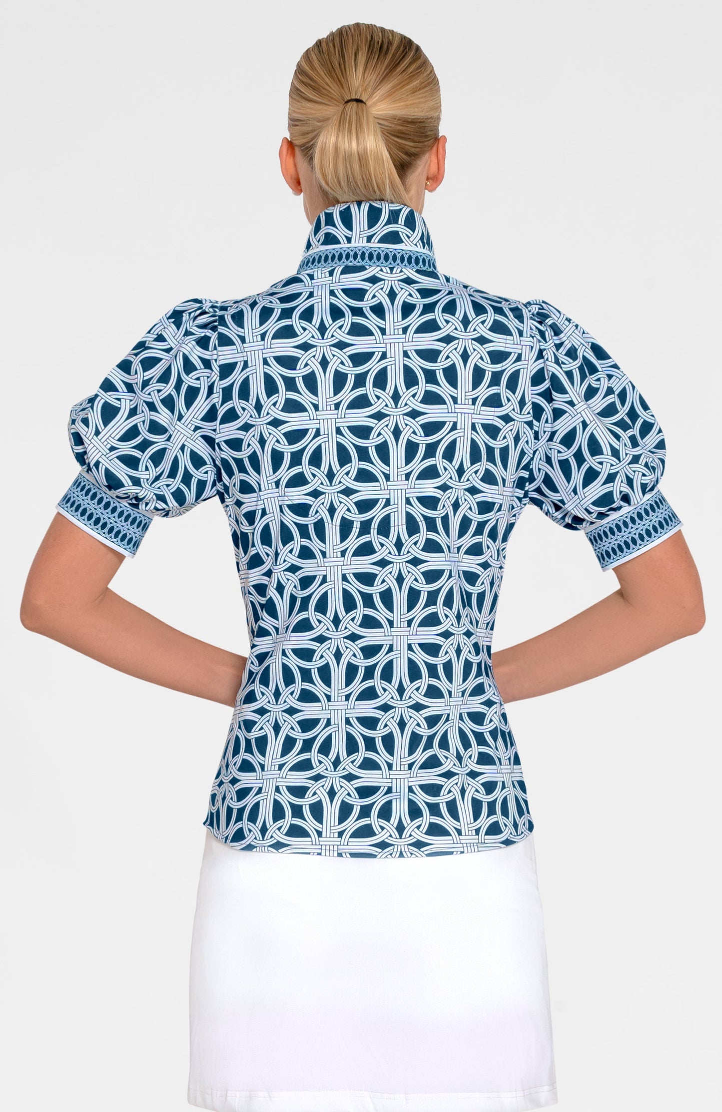 Puff Sleeve Top - Ring Toss
