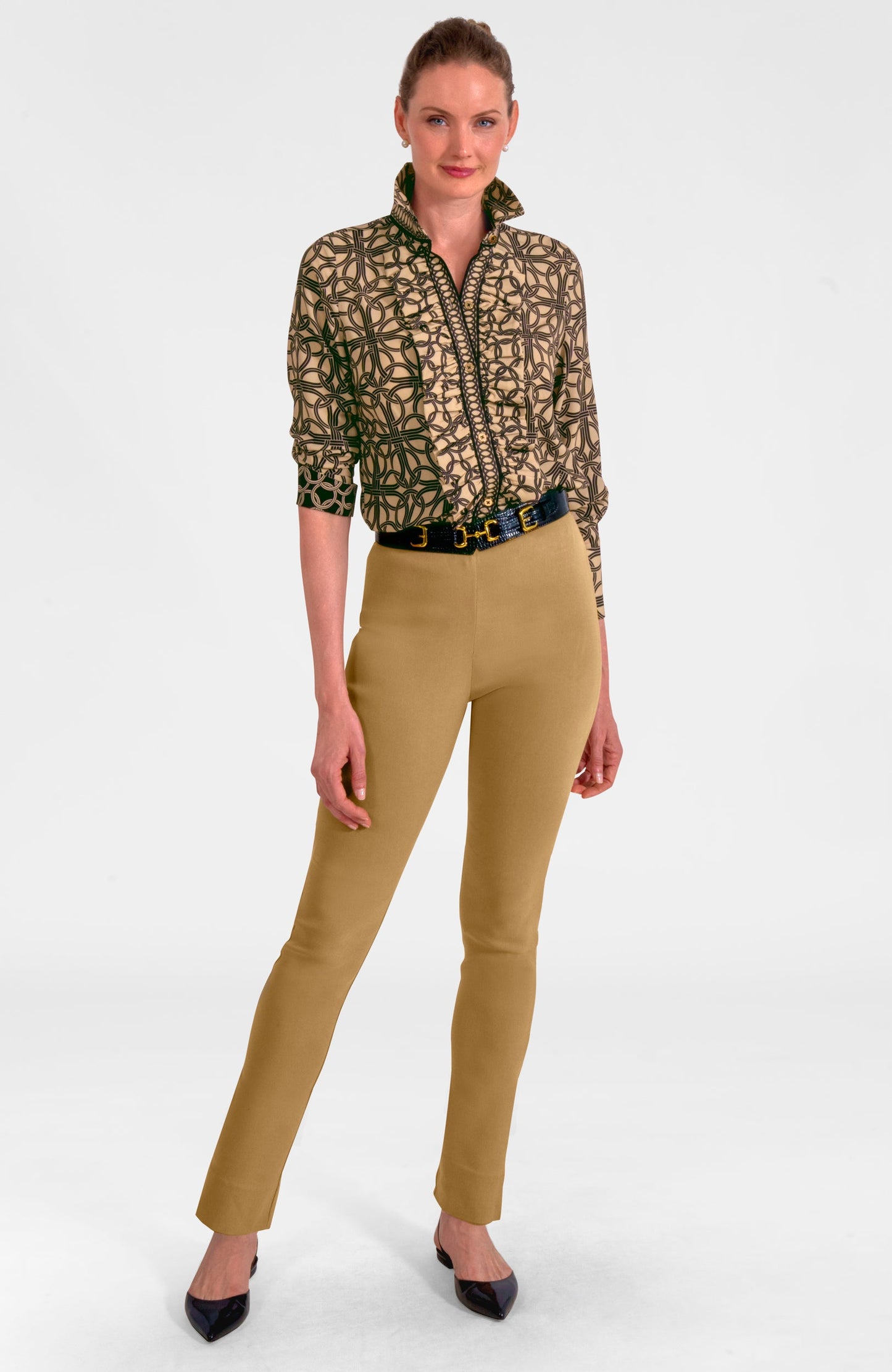 Ruffle Rumble Blouse - Ring Toss