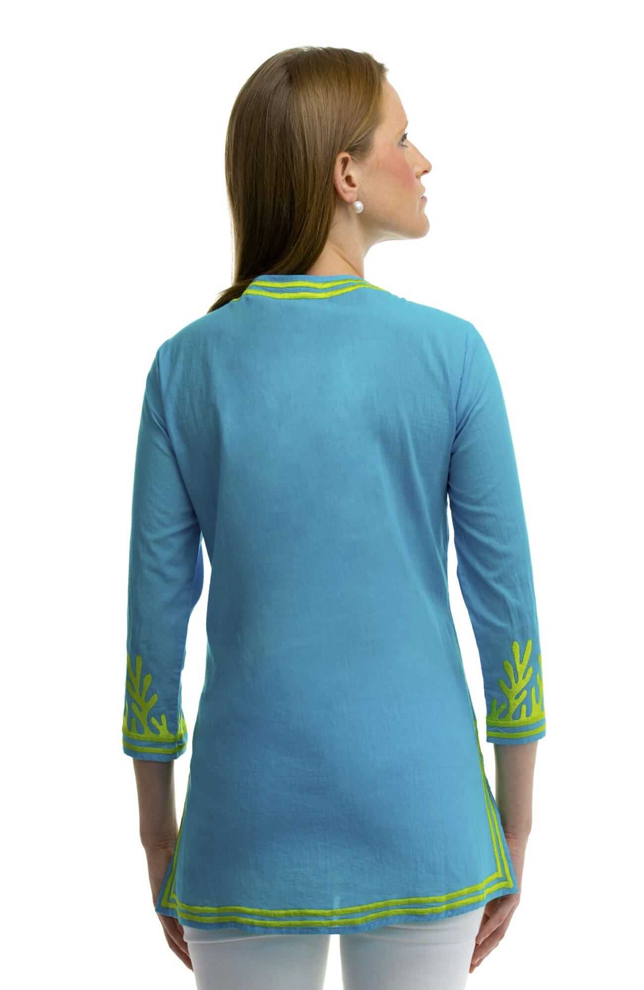 Cotton Embroidered Tunic - The Reef